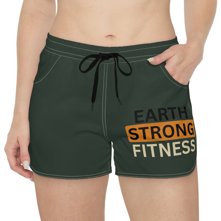 Earth Strong Fitness Women's Casual Shorts - Perfect for Workouts, Summer Vibes, Active Lifestyle, Travel, and Everyday Wear