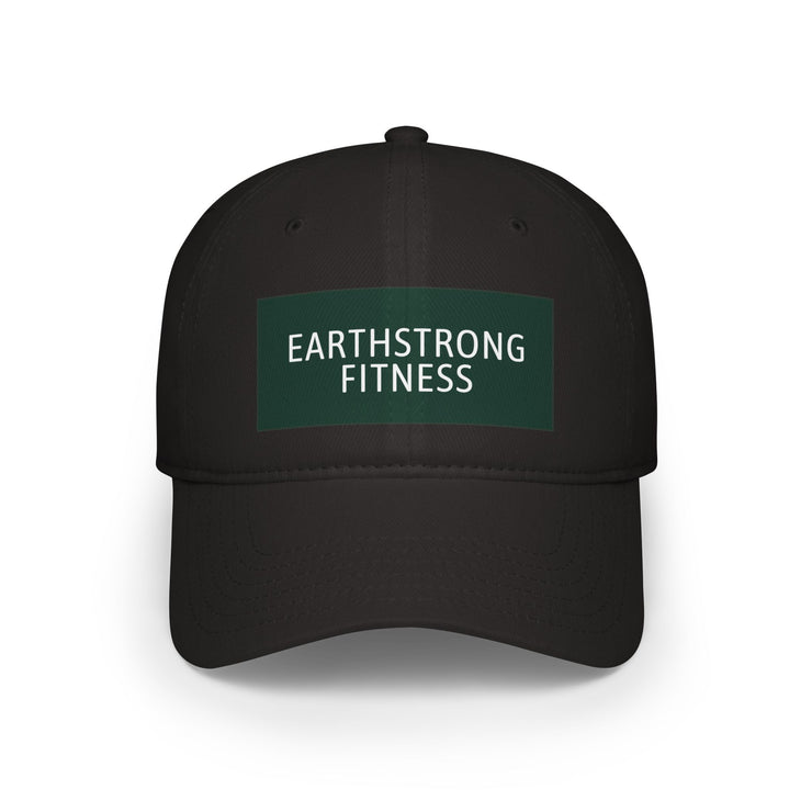 Earthstrong Fitness Low Profile Baseball Cap - Athletic Gear, Sports Hat, Workout Accessory, Fitness Gift, Casual Fashion