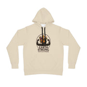 Earth Strong Athletic Hoodie | Fitness Motivation, Faith & Workout Gear, Gift for Athletes, Inspirational Hoodie