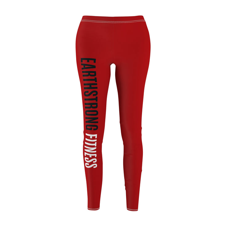 Stylish Fitness Leggings with Earthstrong Design, Yoga Pants, Gym Wear, Athleisure Apparel, Casual Activewear, Summer Fitness Gear