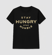 Fitness Long Sleeve Sweatshirt - Stay Hungry Stay Humble Unisex Crewneck