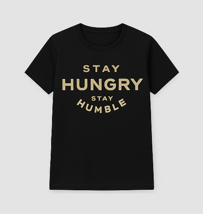 Fitness Long Sleeve Sweatshirt - Stay Hungry Stay Humble Unisex Crewneck