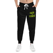 Faith & Fitness Athletic Joggers, Activewear, Sports Pants, Workout Joggers, Fitness Apparel, Exercise Clothing, Gift for Athletes