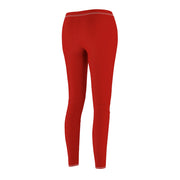 Red Motivational Leggings for Women, Fitness Apparel, Activewear, Workout Leggings, Casual Wear, Gift for Her