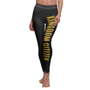 Kingdom Citizen Women's Casual Leggings, Trendy Activewear, Fitness Leggings, Gift for Her, Comfortable Lounge Wear