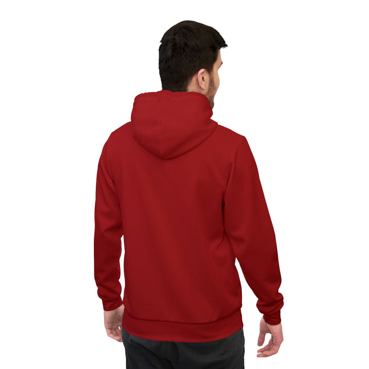 He Is Risen! Red Athletic Hoodie - Inspirational Workout Wear, Easter Gift, Faith-Based Apparel, Casual Hoodie, Religious Fitness Gear