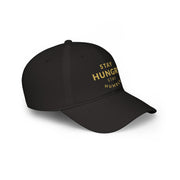 Stay Hungry Stay Humble Baseball Cap, Casual Gift, Motivational Hat, Everyday Wear, Inspirational Accessory, Unisex Style