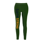 Earth Strong Women's Casual Leggings | Eco-Friendly Activewear | Comfortable Yoga Pants | Gift for Fitness Lovers | Everyday Wear