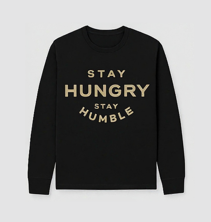 Copy of Fitness Long Sleeve Sweatshirt - Stay Hungry Stay Humble Unisex Crewneck