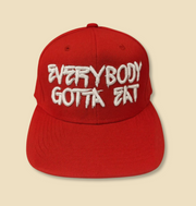 Everyday Cap - ‘Everybody Gotta Eat’ Structured Hat, Casual Gear, Fun Gift, Streetwear, Summer Accessory