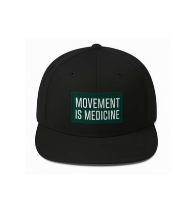 Movement is Medicine Low Profile Baseball Cap, Casual Cap, Sporty Hat, Gift for Active Individuals, Fitness Cap, Everyday Wear