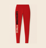 Stylish Fitness Leggings with Earthstrong Design, Yoga Pants, Gym Wear, Athleisure Apparel, Casual Activewear, Summer Fitness Gear