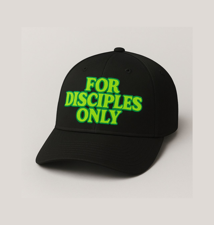 Low Profile Baseball Cap - For Disciples Only | Casual Style, Gift for Faith Lovers, Adjustable Fit, Everyday Wear, Trendy Headwear