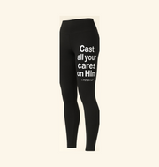 Women's Inspirational Leggings - AOP, Yoga Pants, Workout Leggings, Casual Athleisure, Gift for Moms, Motivational Activewear
