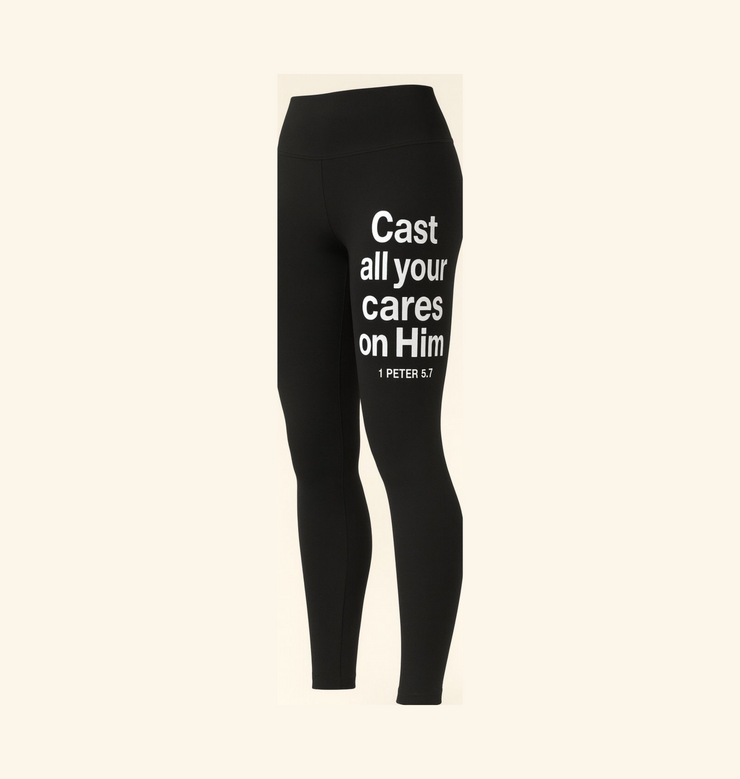 Women's Inspirational Leggings - AOP, Yoga Pants, Workout Leggings, Casual Athleisure, Gift for Moms, Motivational Activewear