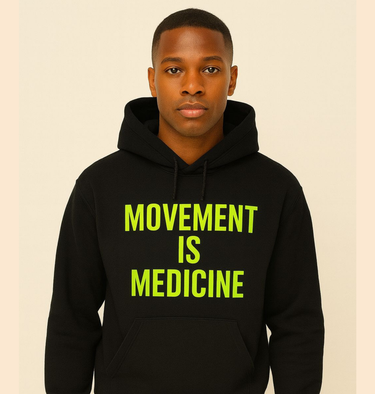 Athletic Hoodie with 'Movement is Medicine' Print, Fitness Apparel, Gym Motivation, Gift for Health Enthusiasts, Active Lifestyle [...]