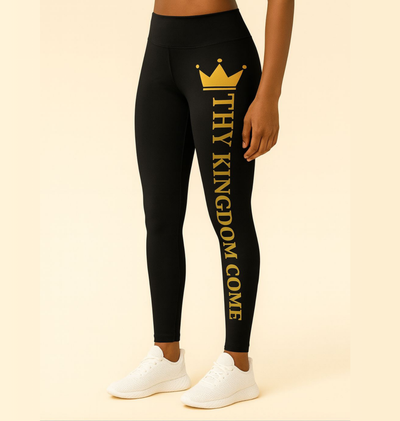 Casual Leggings with Inspirational Quote, Comfortable Workout Leggings, Stylish Activewear, Yoga Pants for Women, Motivational Gifts