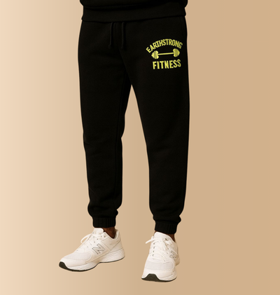 Earthstrong Fitness Athletic Joggers with Custom Design, Fitness Wear, Workout Pants, Jogger Pants for Gym, Activewear for Men and Women