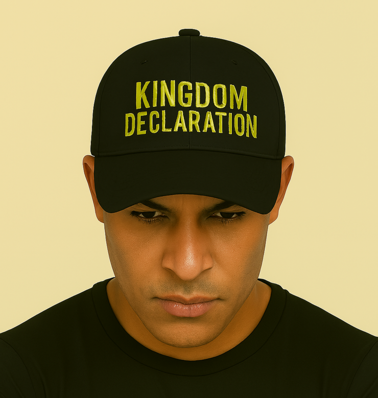 Stylish High Profile Baseball Cap with Kingdom Declaration