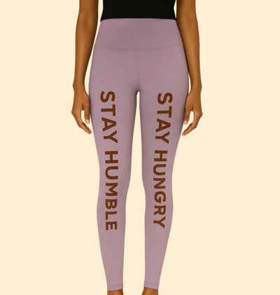 Casual Motivational Leggings for Women, Stay Hungry, Stay Humble Activewear, Yoga Pants, Workout Leggings, Fitness Wear, Comfortable [...]