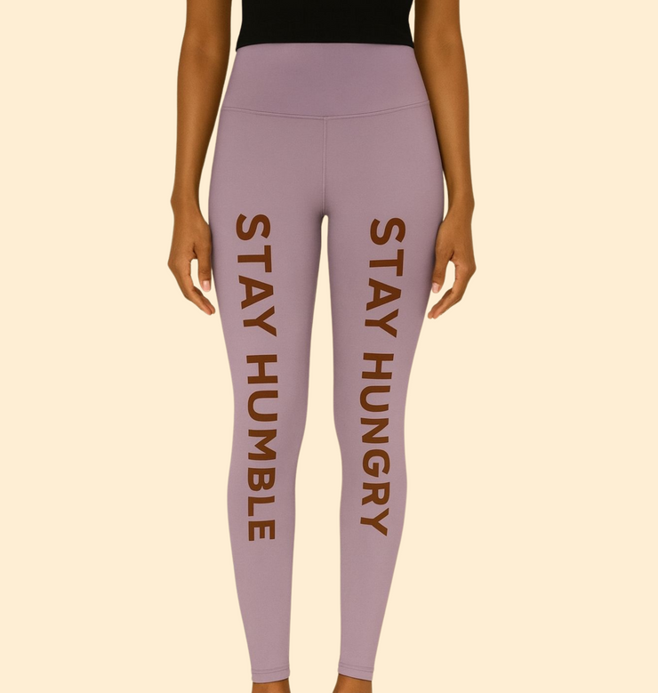 Casual Motivational Leggings for Women, Stay Hungry, Stay Humble Activewear, Yoga Pants, Workout Leggings, Fitness Wear, Comfortable [...]