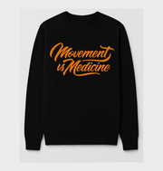 Unisex Crewneck Sweatshirt - Movement is Medicine, Cozy Sweatshirt, Fitness Apparel, Motivational Gift, Unisex Activewear