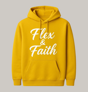 Flex & Faith Athletic Hoodie for Active Lifestyles, Gym Wear, Motivational Gift, Casual Outfit, Workout Fashion