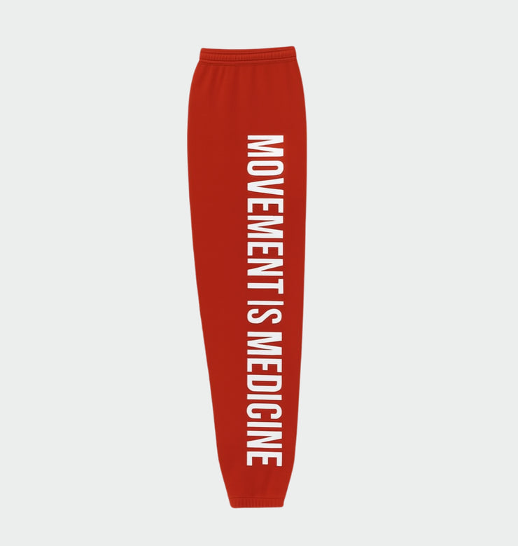 Movement is Medicine Comfortable Athletic Joggers for Active Lifestyles, Sportswear, Travel Pants, Gym Bottoms, Casual Jogging Trousers