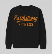 Earthstrong Fitness Men's Crewneck Sweatshirt, Casual Workout Apparel, Gift for Fitness Enthusiasts, Gym Wear, Everyday Comfort