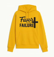 Favor Over Failure Design, Inspirational Gift, Cozy Fashion, Unisex Pullover, Perfect for Every Occasion