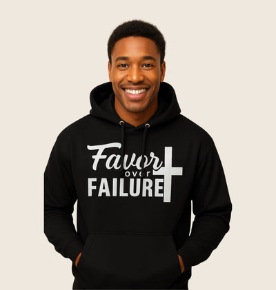 Motivational Hoodie, Inspirational Sweatshirt, Failure to Favor Gift, Encouragement Apparel, Uplifting Fashion Sweatshirt