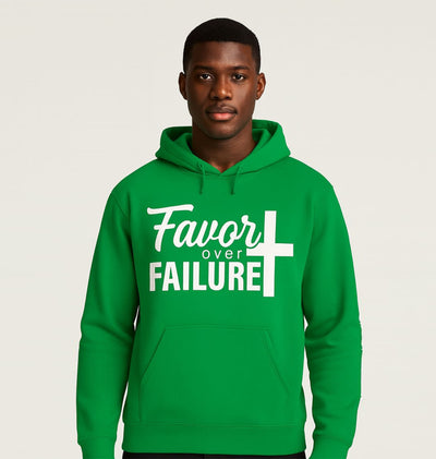 Inspirational Hoodie with 'Favor over Failure' Design | Cozy Everyday Wear, Motivational Gift, Trendy Casual Outfit, Spiritual [...]