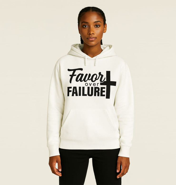Inspirational Hoodie with 'Favor over Failure' Design | Cozy Everyday Wear, Motivational Gift, Trendy Casual Outfit, Spiritual [...]