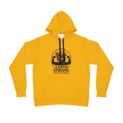 Earth Strong Athletic Hoodie - Faith & Fitness, Workout Hoodie, Gym Apparel, Activewear, Motivational Gear, Gift for Fitness Enthusiasts