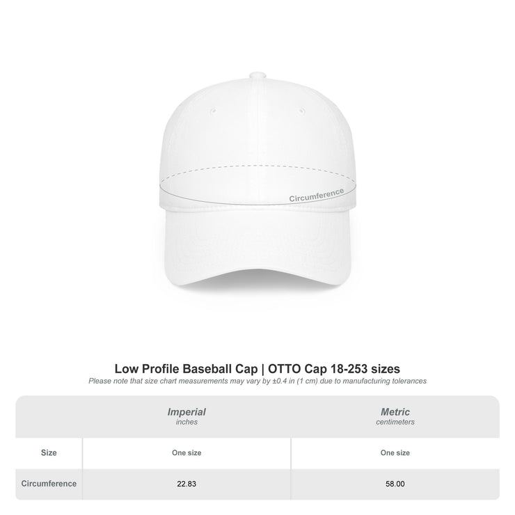 Stylish High Profile Baseball Cap with Kingdom Declaration