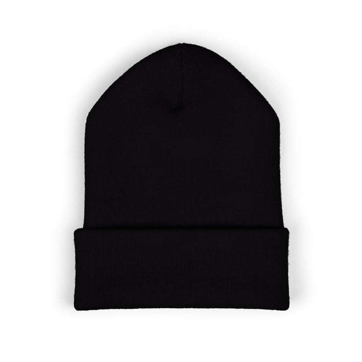 Earth Strong Embroidered Classic Cuffed Beanie, Winter Hat, Gift for Her, Warm Beanie, Cozy Accessory, Fashion Statement