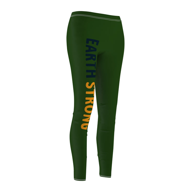 Earth Strong Women's Casual Leggings | Eco-Friendly Activewear | Comfortable Yoga Pants | Gift for Fitness Lovers | Everyday Wear