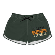 Earth Strong Fitness Women's Casual Shorts - Perfect for Workouts, Summer Vibes, Active Lifestyle, Travel, and Everyday Wear