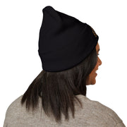 Earth Strong Embroidered Classic Cuffed Beanie, Winter Hat, Gift for Her, Warm Beanie, Cozy Accessory, Fashion Statement