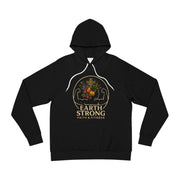 Faith & Fitness Hoodie, Earth Strong Motivational Apparel, AOP Sportswear, Inspirational Clothing, Modern Activewear