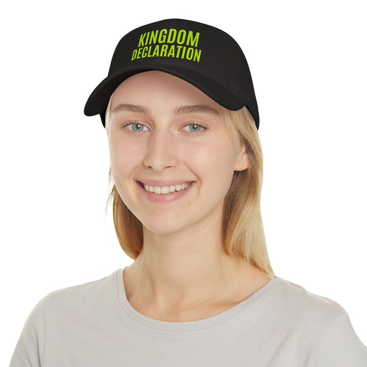 Stylish High Profile Baseball Cap with Kingdom Declaration