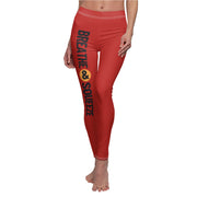Red Motivational Leggings for Women, Fitness Apparel, Activewear, Workout Leggings, Casual Wear, Gift for Her