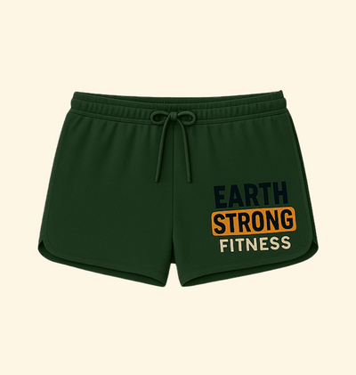 Earth Strong Fitness Women's Casual Shorts - Perfect for Workouts, Summer Vibes, Active Lifestyle, Travel, and Everyday Wear