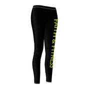 Faith & Fitness Women's Casual Leggings, Motivational Workout Pants, Activewear, Gym Leggings, Yoga Apparel, Fitness Gifts