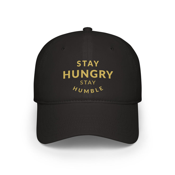 Stay Hungry Stay Humble Baseball Cap, Casual Gift, Motivational Hat, Everyday Wear, Inspirational Accessory, Unisex Style