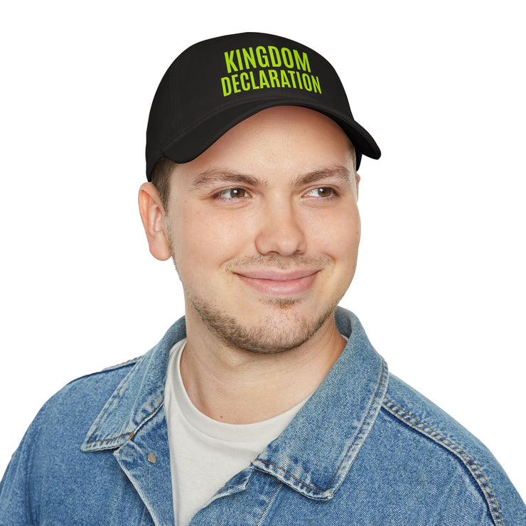 Stylish High Profile Baseball Cap with Kingdom Declaration