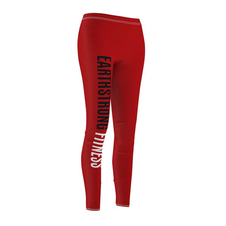 Stylish Fitness Leggings with Earthstrong Design, Yoga Pants, Gym Wear, Athleisure Apparel, Casual Activewear, Summer Fitness Gear