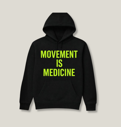 Athletic Hoodie with 'Movement is Medicine' Print, Fitness Apparel, Gym Motivation, Gift for Health Enthusiasts, Active Lifestyle [...]