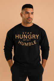 Copy of Fitness Long Sleeve Sweatshirt - Stay Hungry Stay Humble Unisex Crewneck