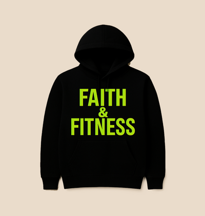 Faith & Fitness Athletic Hoodie, Motivational Workout Sweatshirt, Black Fitness Apparel, Gym Hoodie for Men and Women, Great for [...]